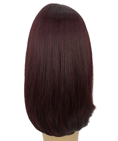 Paloma Medium Red and Black Blend Synthetic Lace Wig