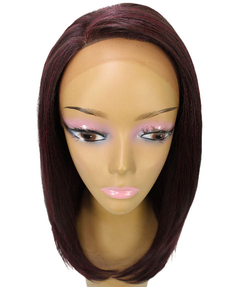 Paloma Medium Red and Black Blend Synthetic Lace Wig