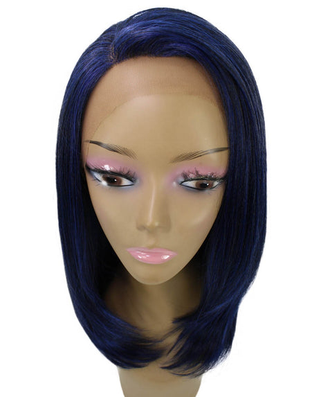Paloma Blue and Black Blend Synthetic Lace Wig