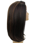 Paloma Black with Caramel Synthetic Lace Wig