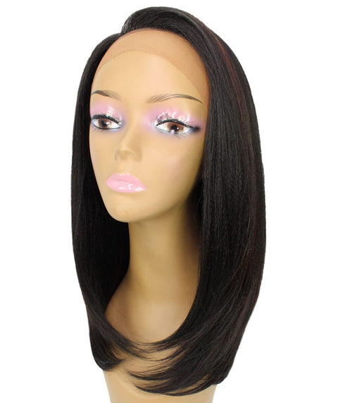 Paloma Black with Aubum Synthetic Lace Wig