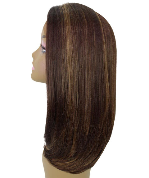 Paloma Brown with Golden Synthetic Lace Wig