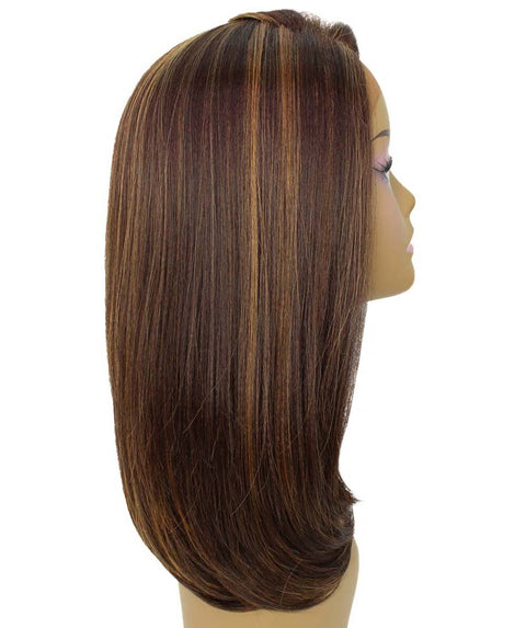 Paloma Brown with Golden Synthetic Lace Wig