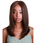 Paloma Brown with Caramel Synthetic Lace Wig