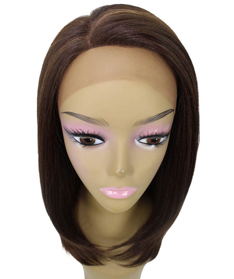 Paloma Brown with Caramel Synthetic Lace Wig
