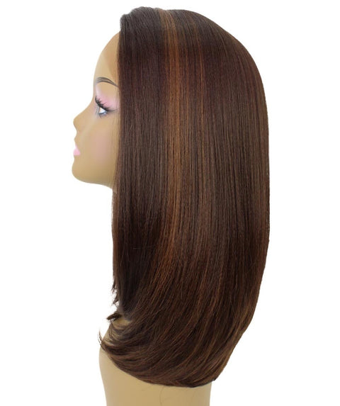 Paloma Brown with Caramel Synthetic Lace Wig