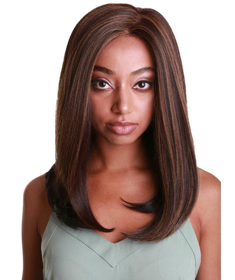 Paloma Carmel Brown Blend Synthetic Lace Wig