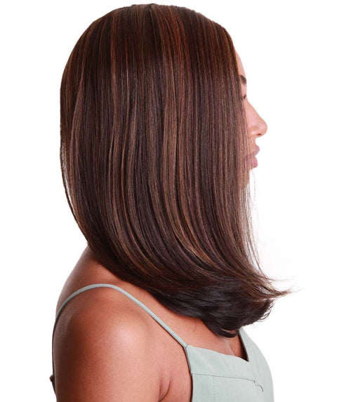 Paloma Carmel Brown Blend Synthetic Lace Wig