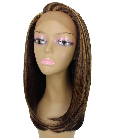 Paloma Carmel Brown Blend Synthetic Lace Wig