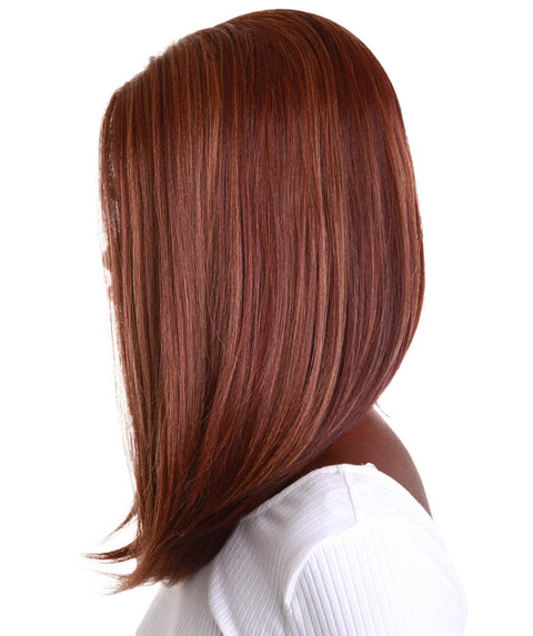 Paloma Copper Aubum Blend Synthetic Lace Wig