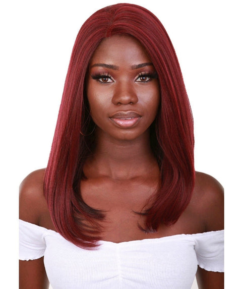 Paloma Medium Red Synthetic Lace Wig