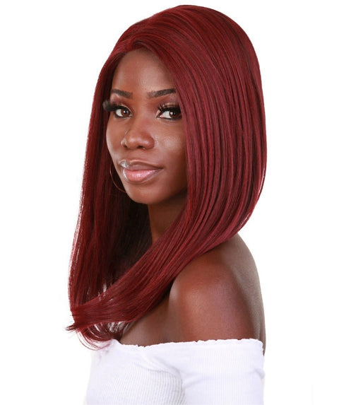 Paloma Medium Red Synthetic Lace Wig