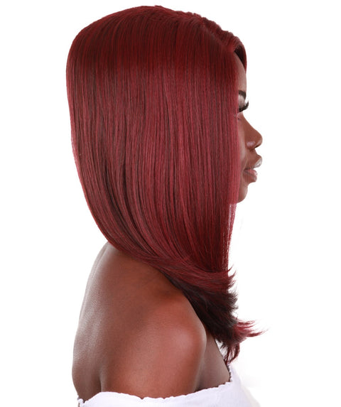 Paloma Medium Red Synthetic Lace Wig