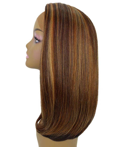 Paloma Aubum Brown Blend Synthetic Lace Wig