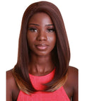 Paloma Medium Brown over Blonde Synthetic Lace Wig