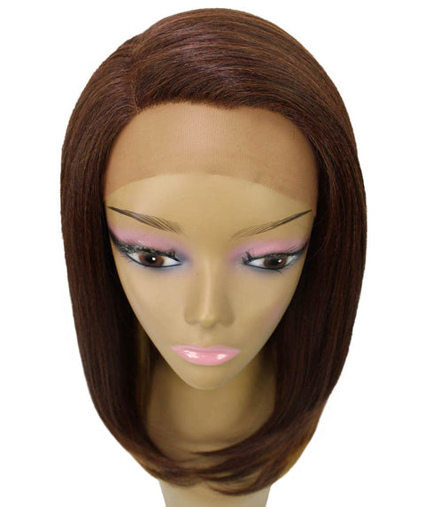 Paloma Medium Brown over Blonde Synthetic Lace Wig