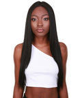 Yoko Natural Black Curly Lace Front Wig