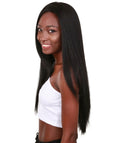 Yoko Natural Black Curly Lace Front Wig