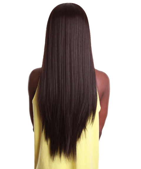 Yoko Dark Brown Curly Lace Front Wig