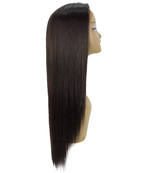 Yoko Dark Brown Curly Lace Front Wig