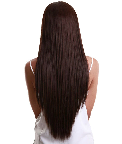 Yoko Medium Brown Curly Lace Front Wig