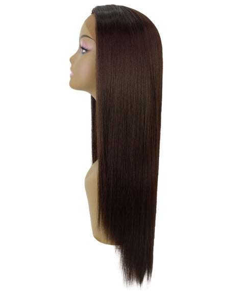 Yoko Medium Brown Curly Lace Front Wig