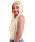 Yoko Light Blonde Curly Lace Front Wig