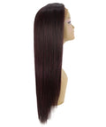 Yoko Deep Red and Black Blend Curly Lace Front Wig