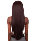 Yoko Medium Red and Black Blend Curly Lace Front Wig