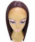 Yoko Medium Red and Black Blend Curly Lace Front Wig