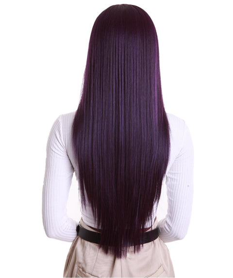 Yoko Violet Blend Curly Lace Front Wig