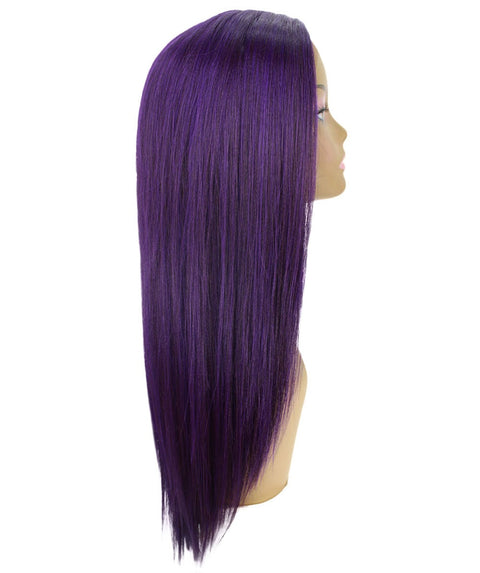 Yoko Violet Blend Curly Lace Front Wig
