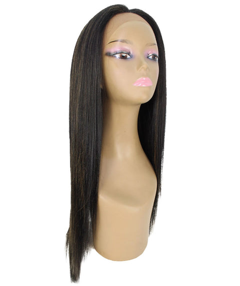 Yoko Black with Golden Curly Lace Front Wig