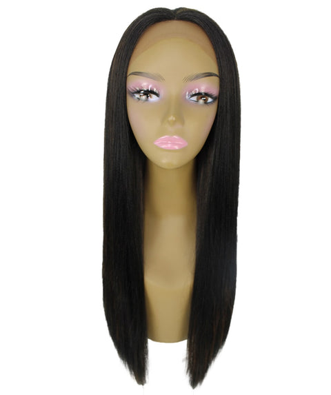 Yoko Black with Caramel Curly Lace Front Wig