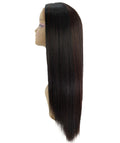 Yoko Black with Aubum Curly Lace Front Wig
