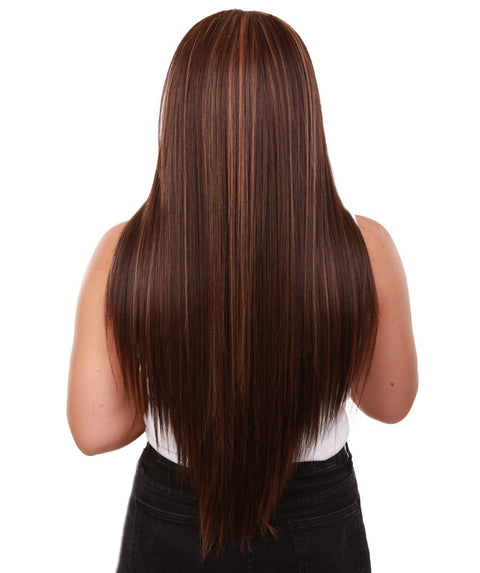 Yoko Brown with Golden Curly Lace Front Wig