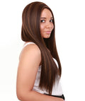 Yoko Brown with Golden Curly Lace Front Wig