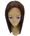 Yoko Brown with Caramel Curly Lace Front Wig