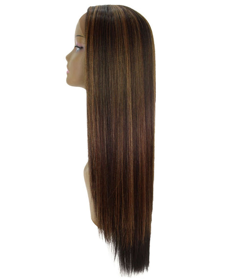 Yoko Carmel Brown Blend Curly Lace Front Wig