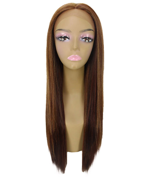 Yoko Copper Aubum Blend Curly Lace Front Wig