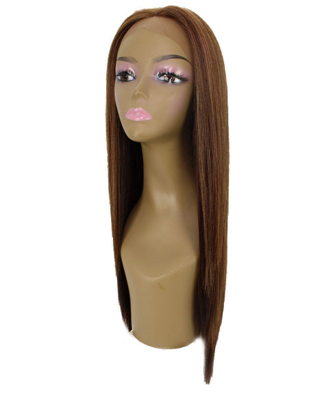 Yoko Copper Aubum Blend Curly Lace Front Wig
