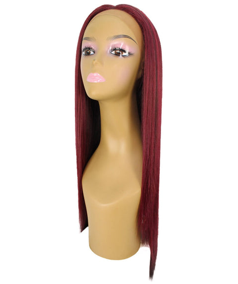 Yoko Medium Red Curly Lace Front Wig