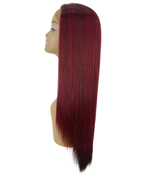 Yoko Medium Red Curly Lace Front Wig