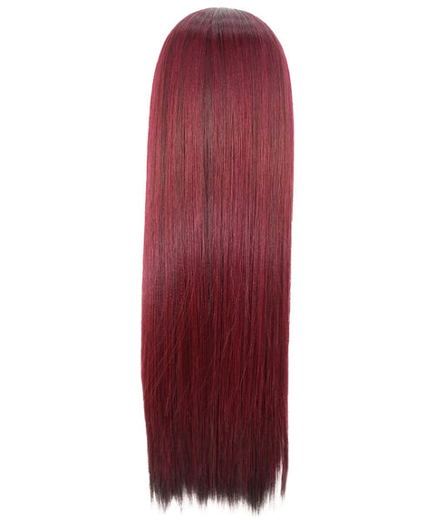 Yoko Medium Red Curly Lace Front Wig