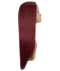 Yoko Medium Red Curly Lace Front Wig