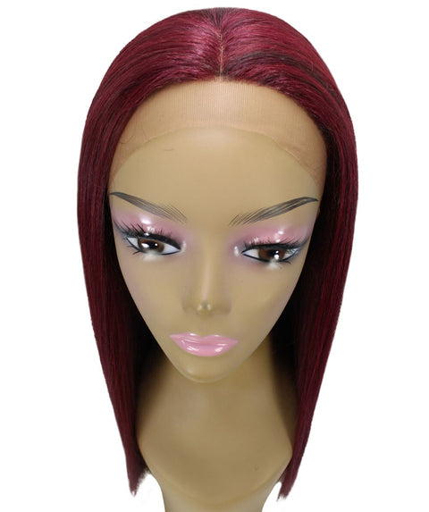 Yoko Medium Red Curly Lace Front Wig