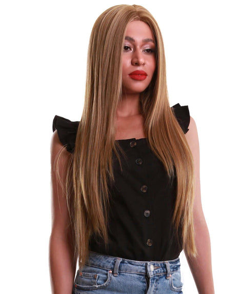 Yoko Blonde Blend Curly Lace Front Wig