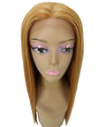 Yoko Strawberry Blonde Curly Lace Front Wig