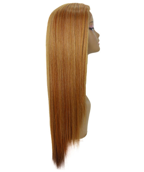 Yoko Strawberry Blonde Curly Lace Front Wig