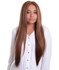 Yoko Aubum Brown Blend Curly Lace Front Wig